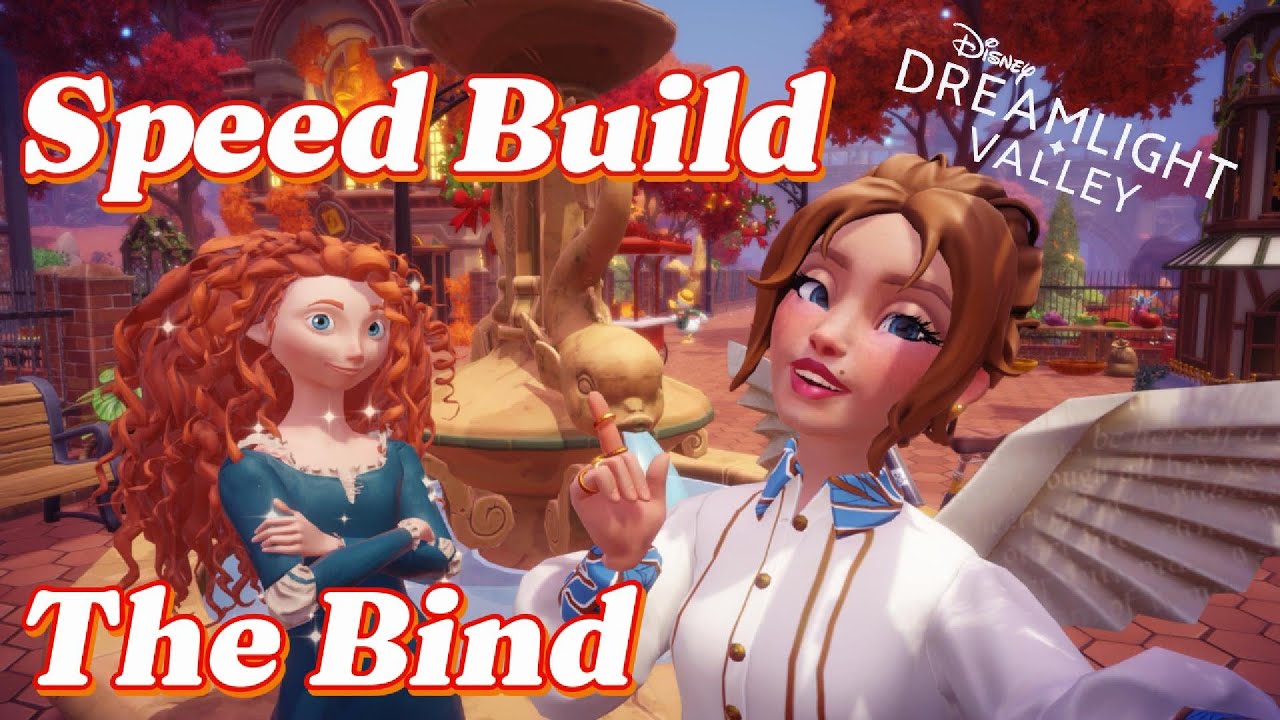 Cozy City in the Bind | Storybook Vale | Speed Build and Tour | Disney Dreamlight Valley