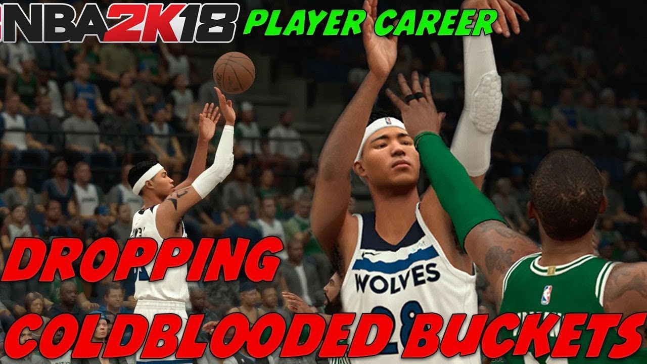 COLDBLOODED BUCKETS VS CELTICS & KYRIE! NBA 2K18 MyCareer