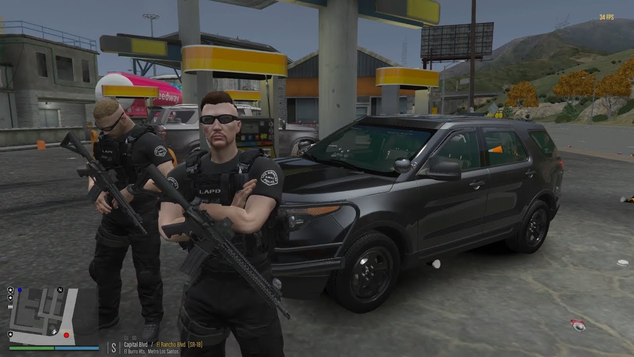 Gta 5 LSPDFR Episode: LAPD/LSPD Task Force City Patrol - Hostage Situation #lspdfr #gta5