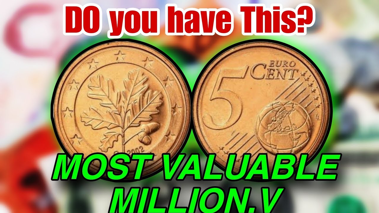 5EUROCANT MOST EXPANSIVE COIN COLLECTION!top value $8000.00 in cerculation coins today.