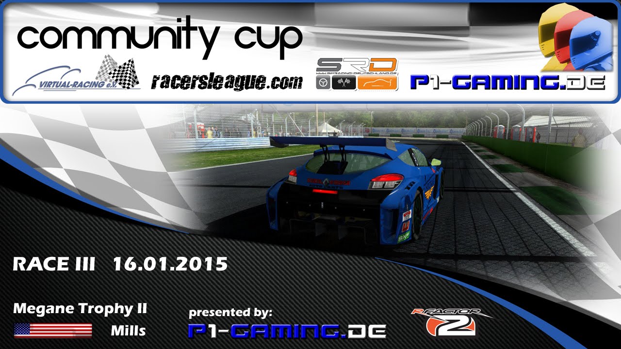 Deutscher Community Cup Rennen 3 - Mills Motorpark / Megane Trophy [rFactor2]