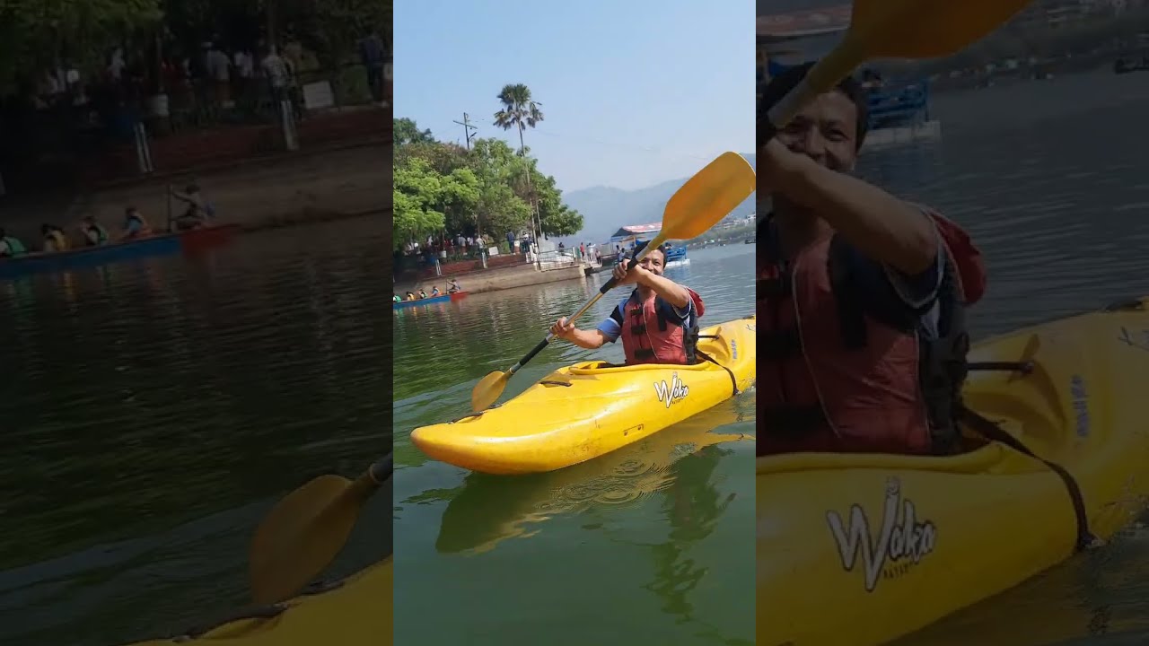 Pokhara Talbarahi padling