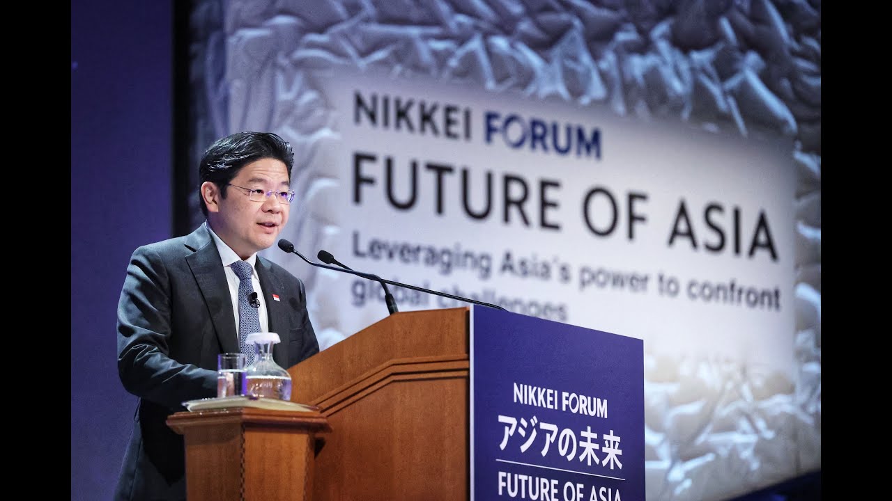 DPM Lawrence Wong at the Nikkei Forum 28th Future Of Asia