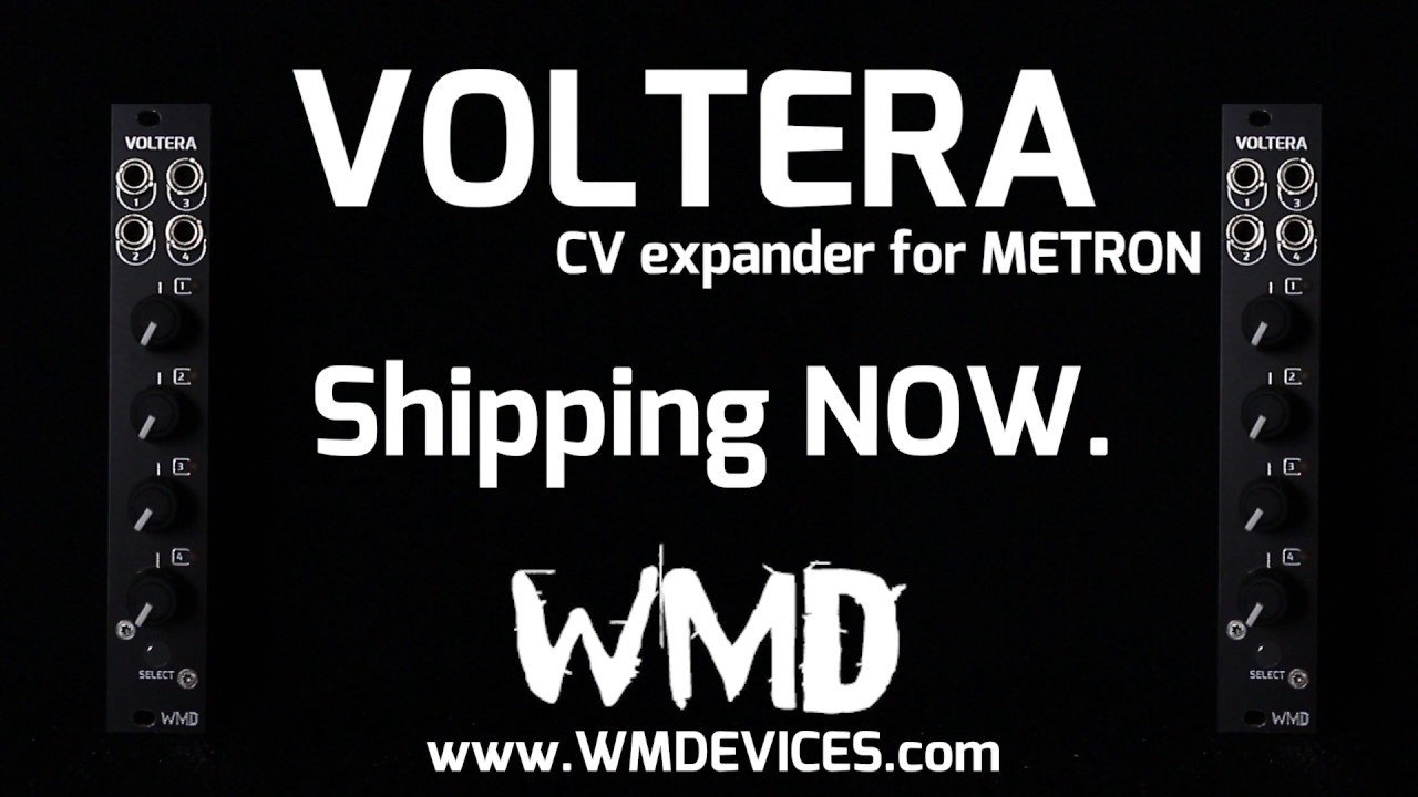 WMD Voltera - CV expander for Metron, OUT NOW!