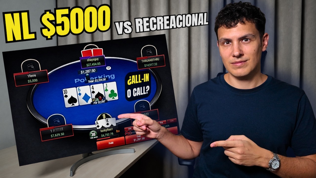 Jugando NL5000 contra Recreacionales | ¿All-in o Call?