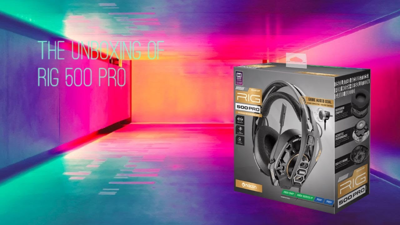 The unboxing of RiG 500 Pro