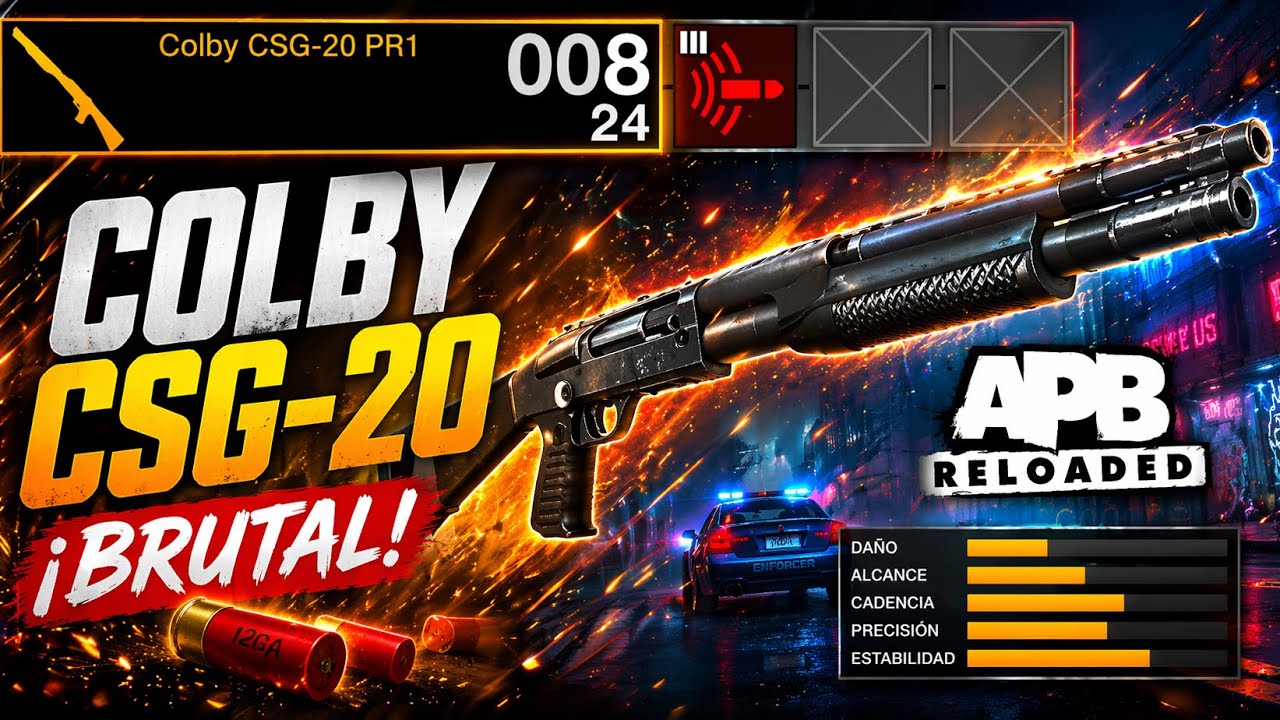 APB Reloaded Colby CSG-20 PR1 Gameplay Full Match