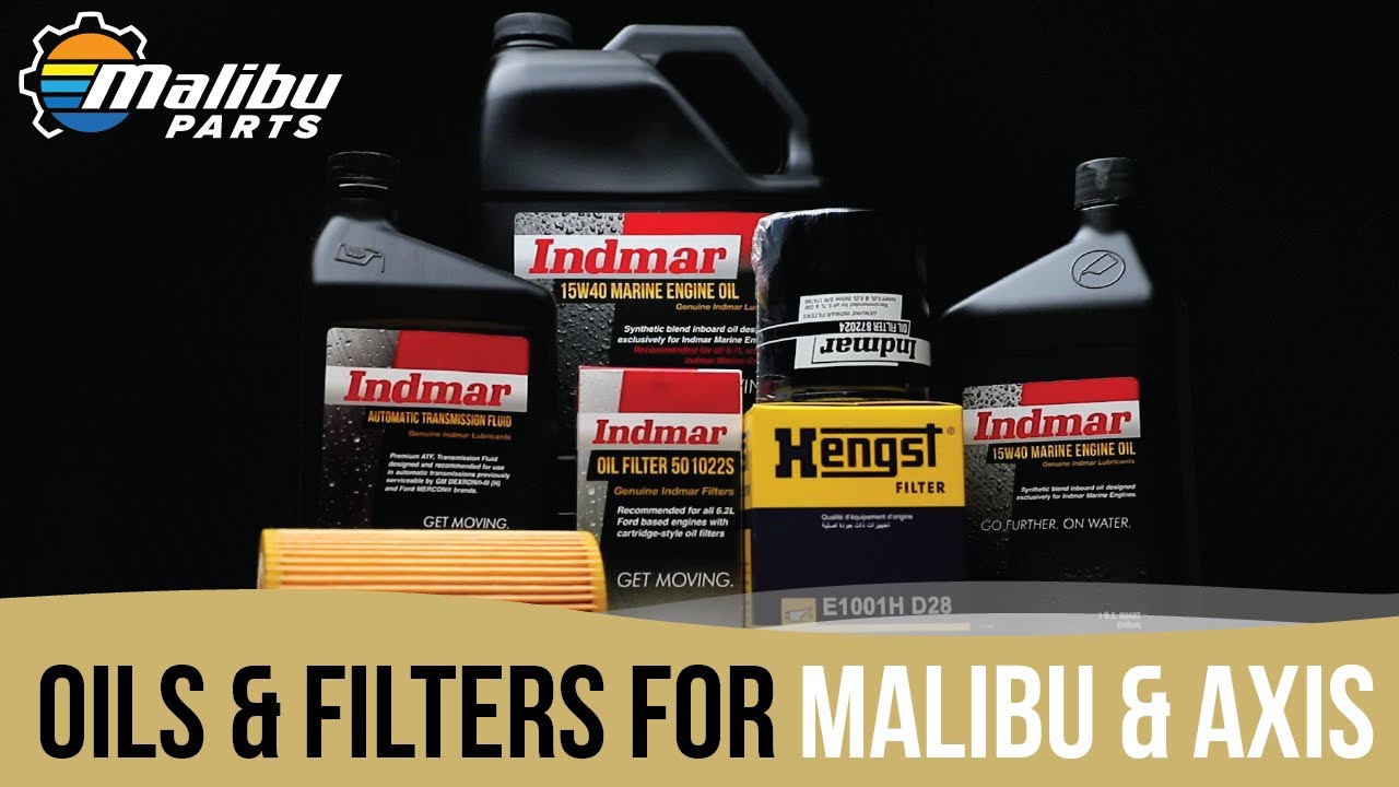Engine Oils & Filters for Malibu & Axis Boats