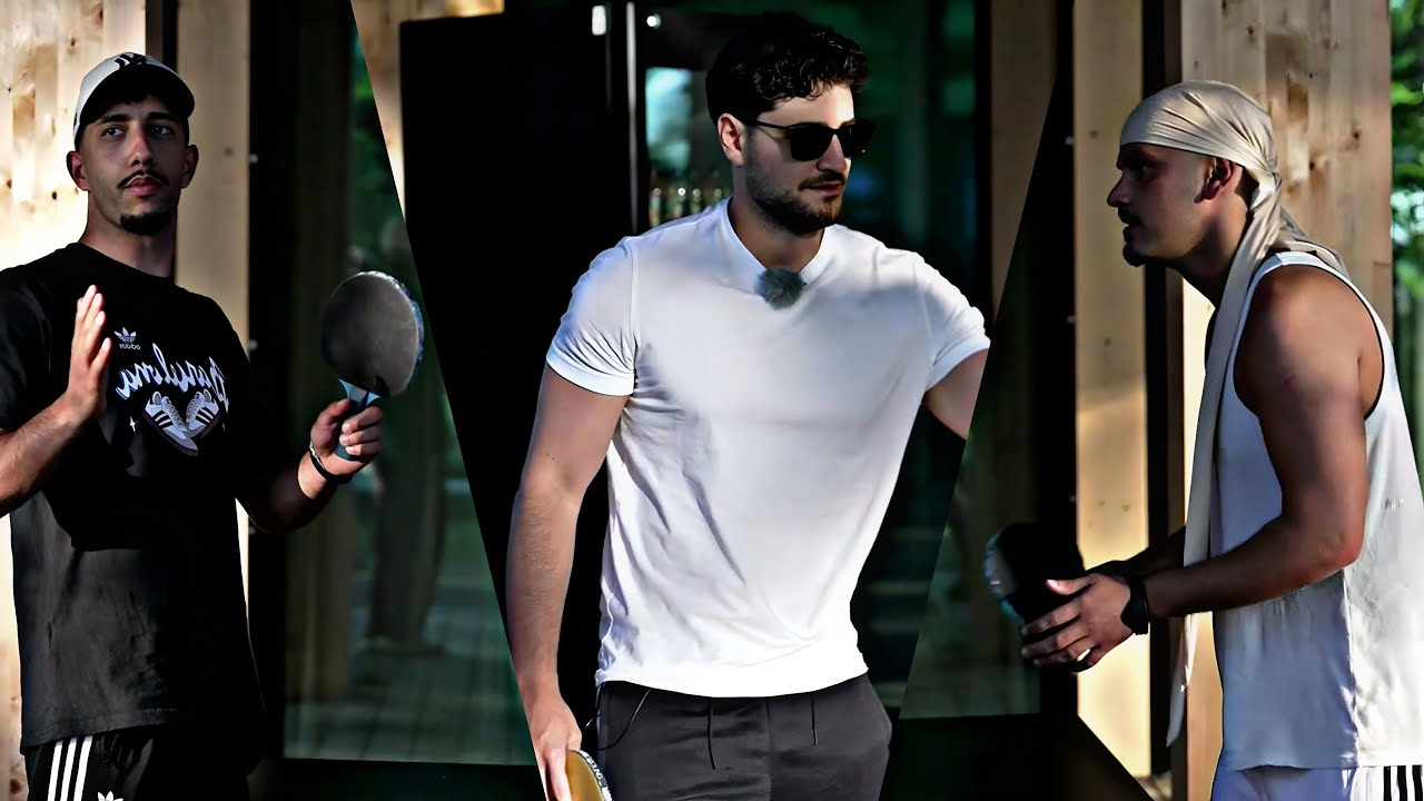 Tischtennis mit Ausländern…👀😂 | Eligella97 Clips