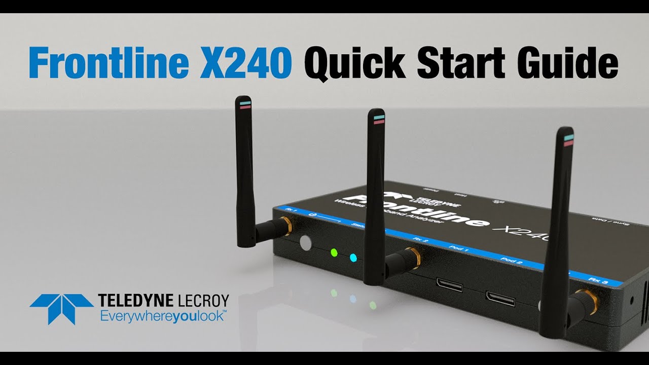 Frontline X240 Quick Start Guide