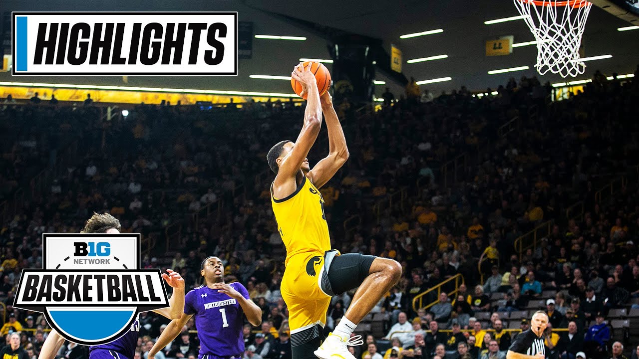 Northwestern at Iowa | Highlights | Big Ten Men's Basketball | Feb. 28, 2022