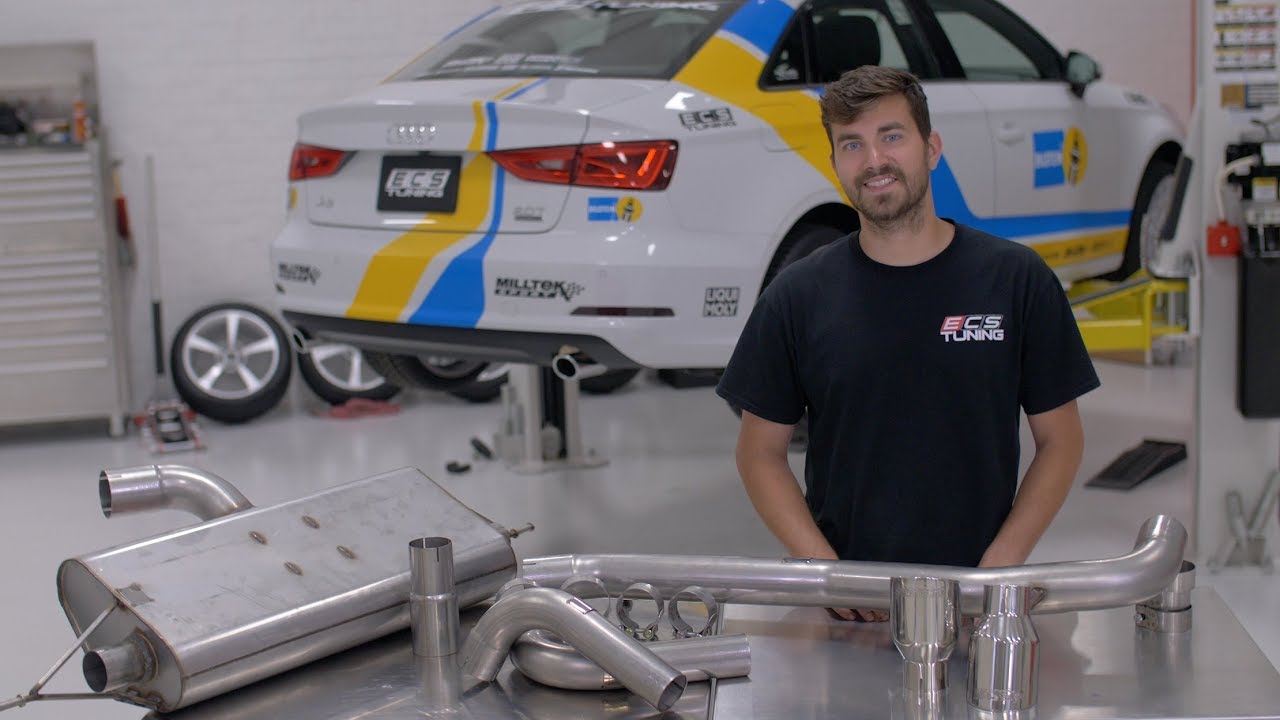 Audi 8V A3 Milltek Catback Exhaust Installation DIY