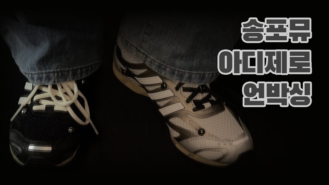 송포더뮤트 아디제로 언박싱