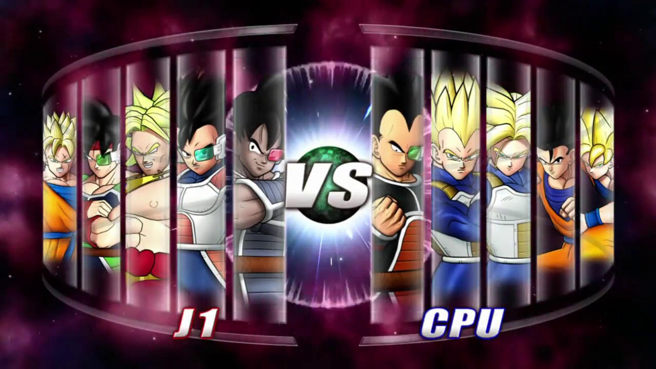 Dragon Ball: Raging Blast 2 Movie Saiyans vs Saiyans