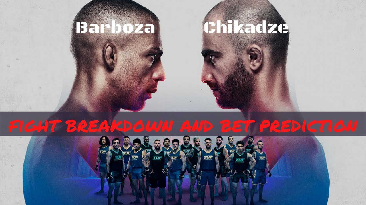 UFC VEGAS 35 EDSON BARBOZA VS GIGA CHIKADZE FIGHT BREAKDOWN AND BET PREDICTION