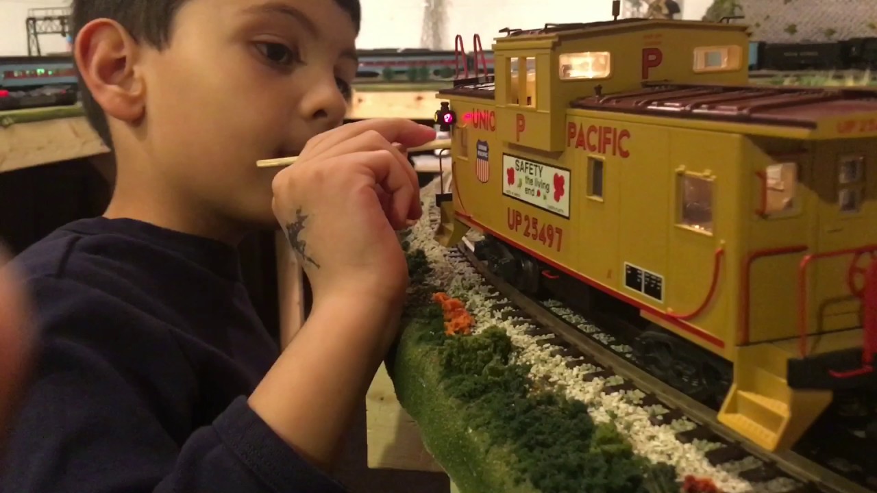 Our Smoking K-Line Union Pacific Caboose