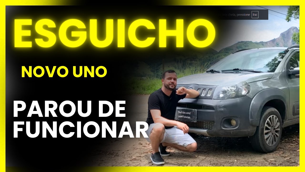 Esguicho do Novo Uno não funciona, Como Resolver? Esguicho De Lavar Vidro Do Novo Uno não sai agua