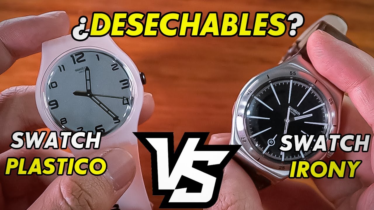 Realmente Son Desechables? | Swatch Plastico vs Swatch Irony