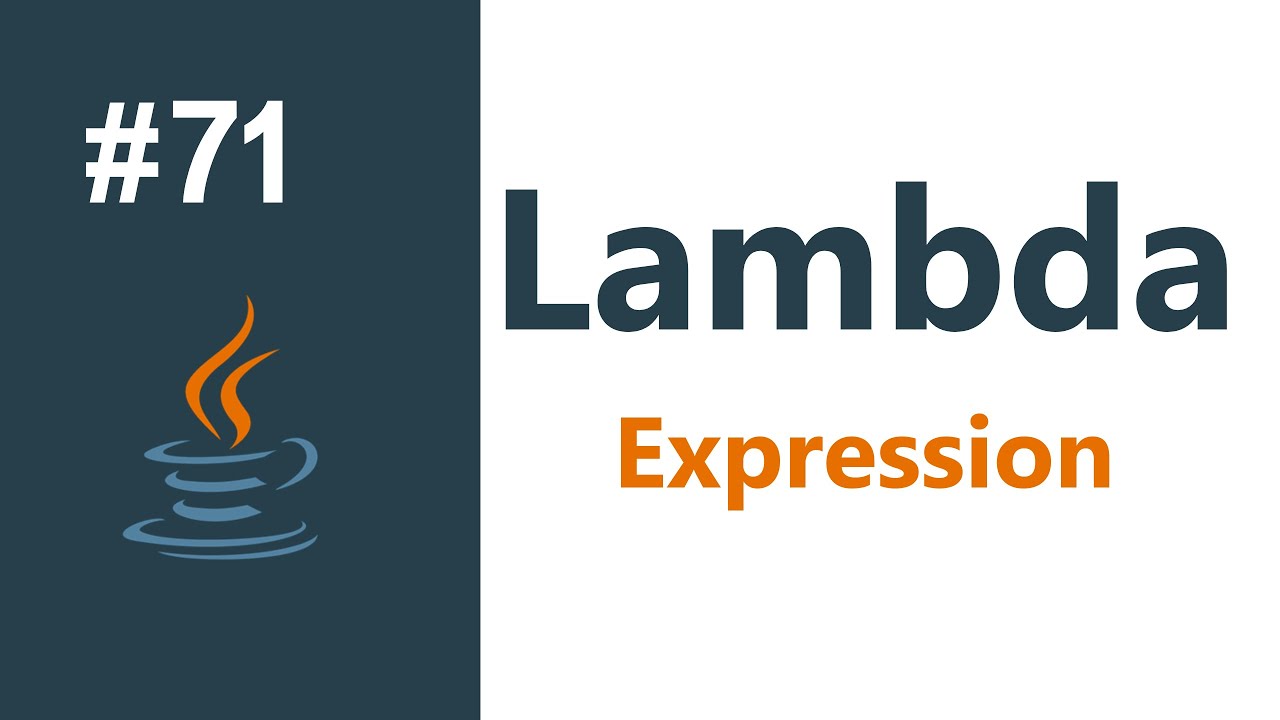 محاضرة 7 | JavaFX | ما هي Lambda expression