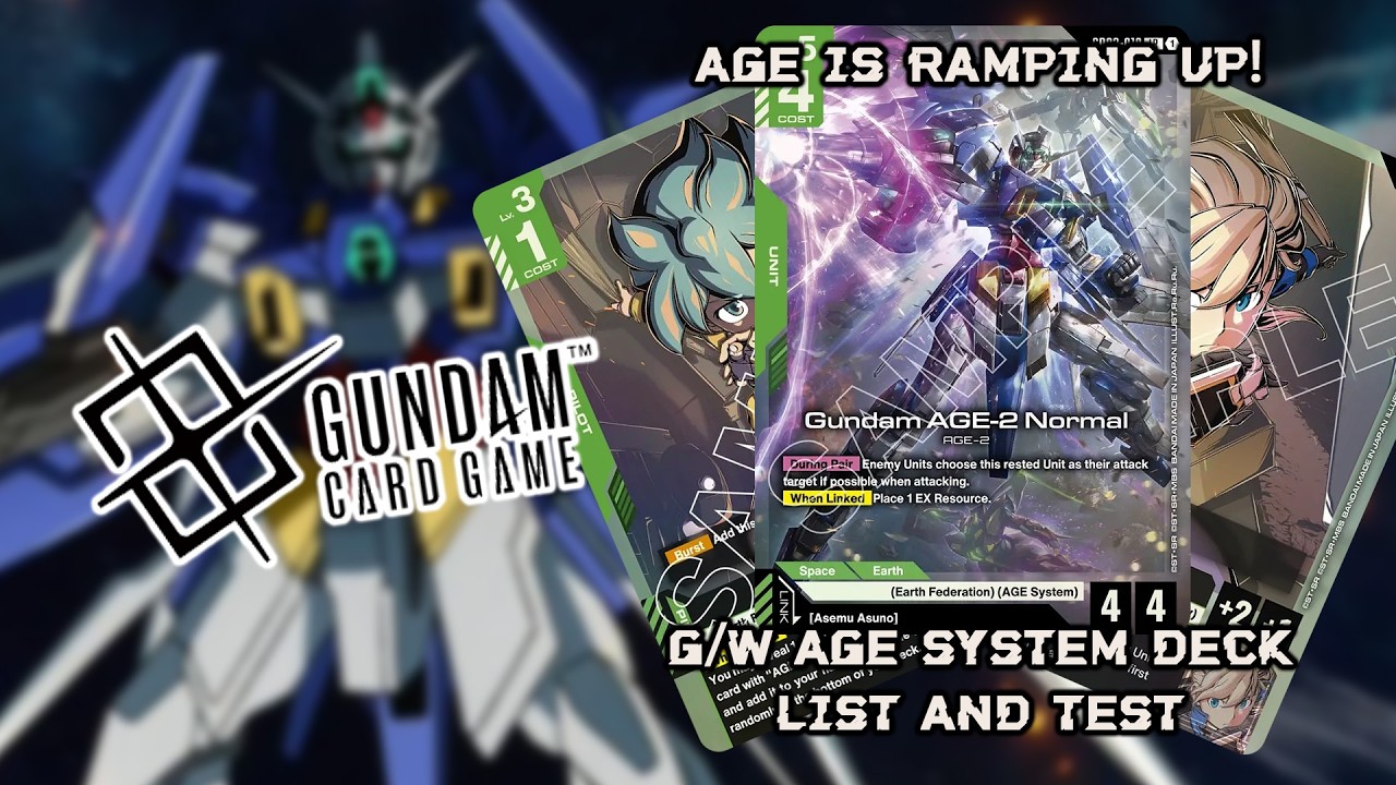 USHERING IN A NEW AGE? LET'S SEE! - GD03 META G/W AGE SYSTEM DECK PROFILE AND TEST! GUNDAM CARD GAME