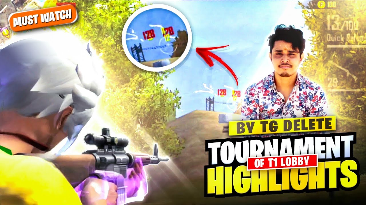 Freefire Tournament highlights op dominate by tg delete 🔥🔥