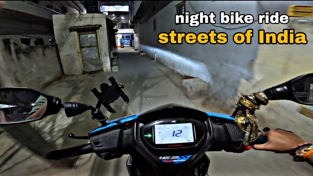Short night bike ride on streets of India || tvs ntorq || hyderabad || enjoy the ridee