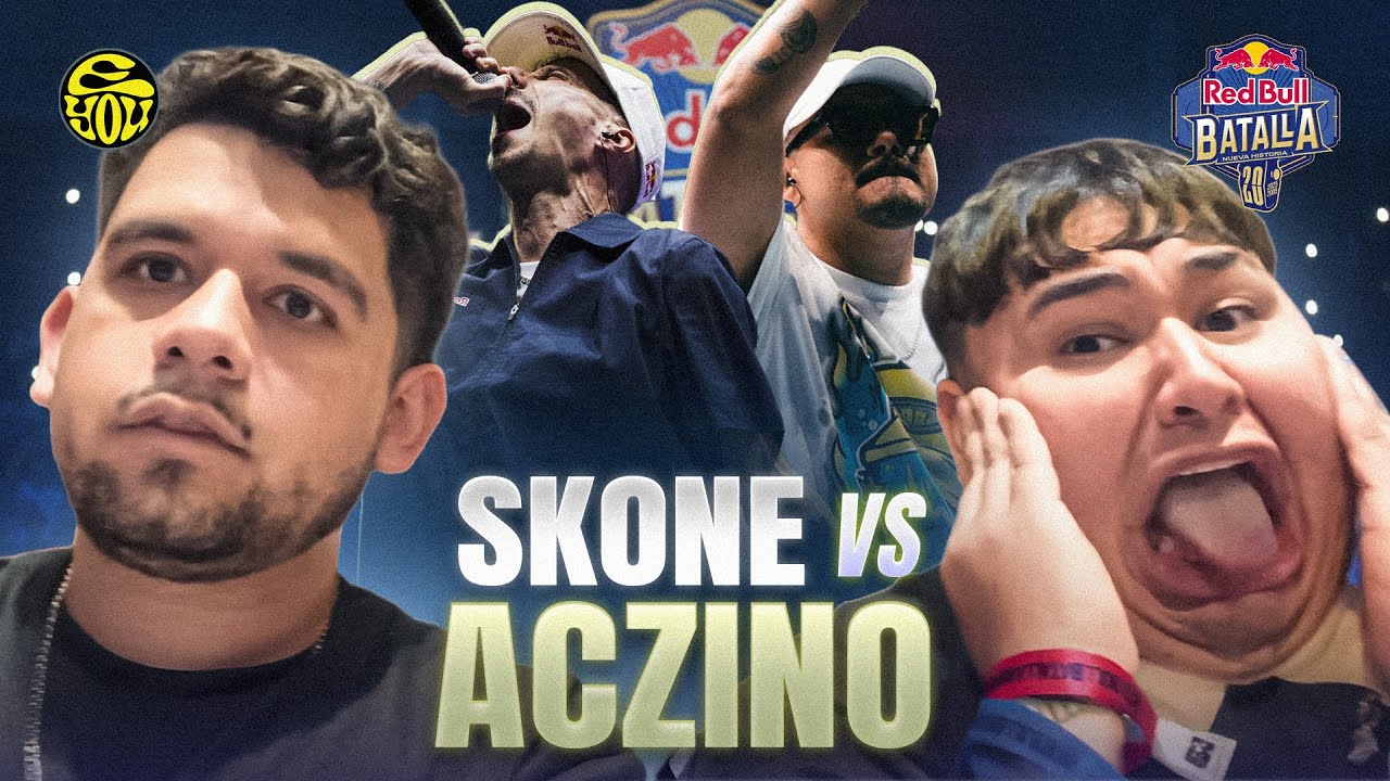 EL RESULTADO POL&Eacute;MICO DEL D&Iacute;A? - Reacci&oacute;n desde el escenario a ACZINO vs SKONE - Red Bull 20 a&ntilde;os