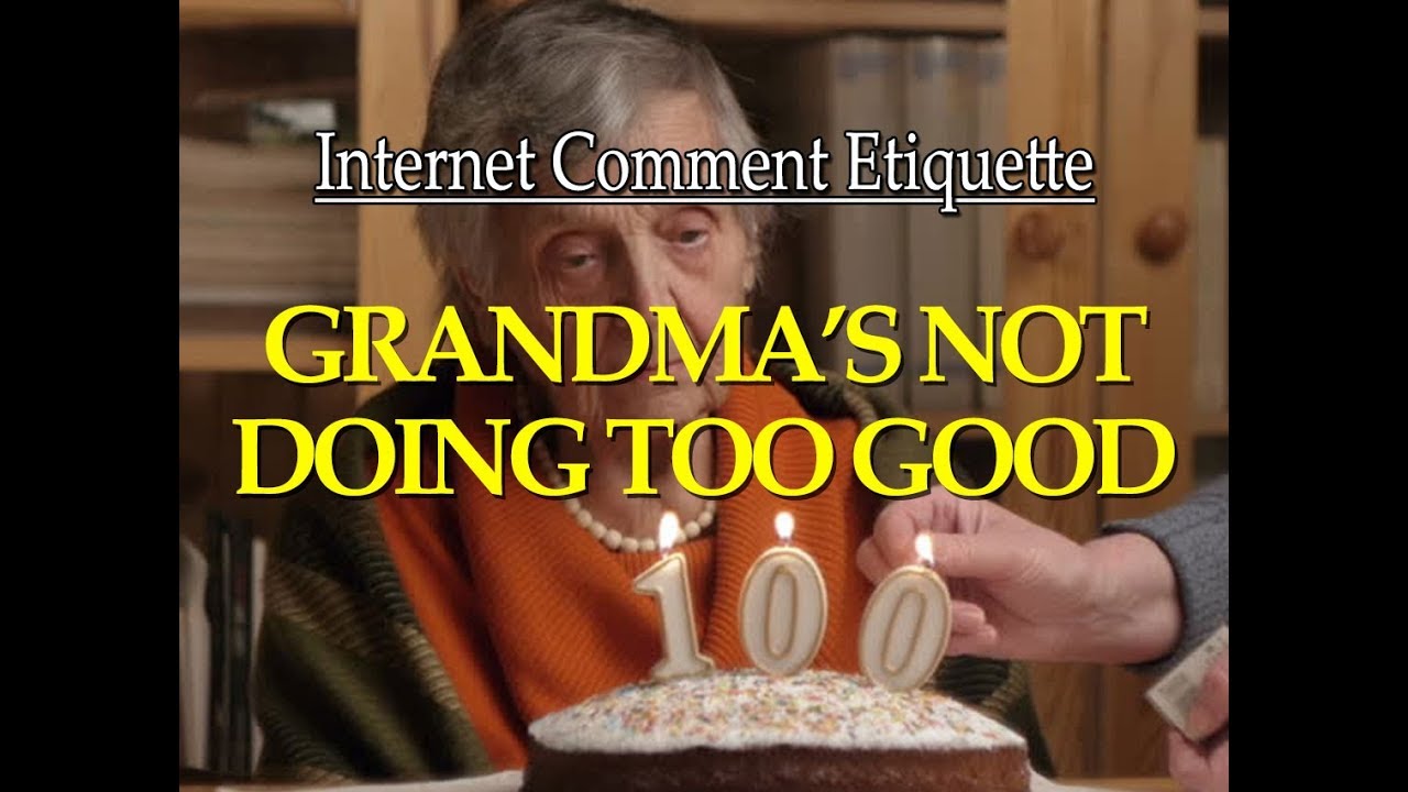 Internet Comment Etiquette: 