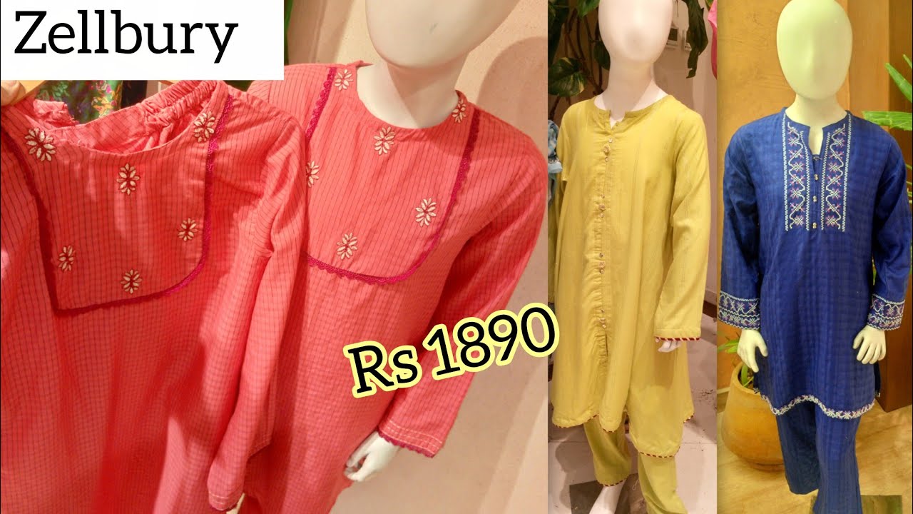 Zellbury New Kids Collection 2025♥️ Zellbury New Collection starting price Rs 1890