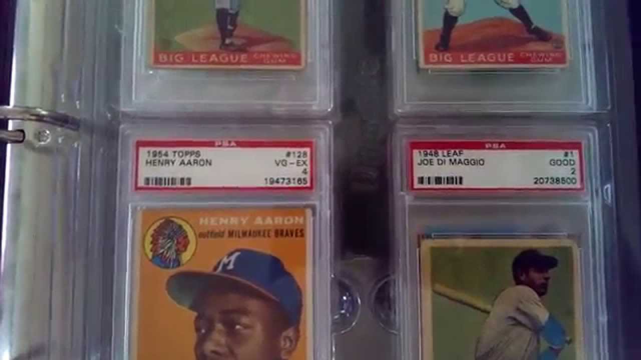 PSA Graded Baseball Card Binder