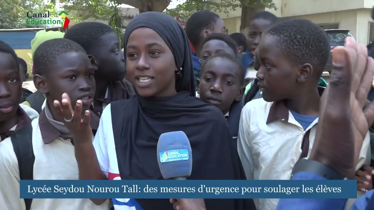 Lycée Seydou Nourou Tall: des mesures d'urgence pour soulager les élèves