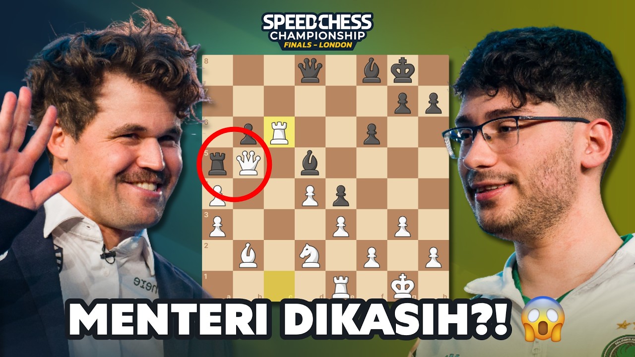 MAGNUS CARLSEN JUARA LAGI! INI SALAH SATU GAMENYA.. #scc
