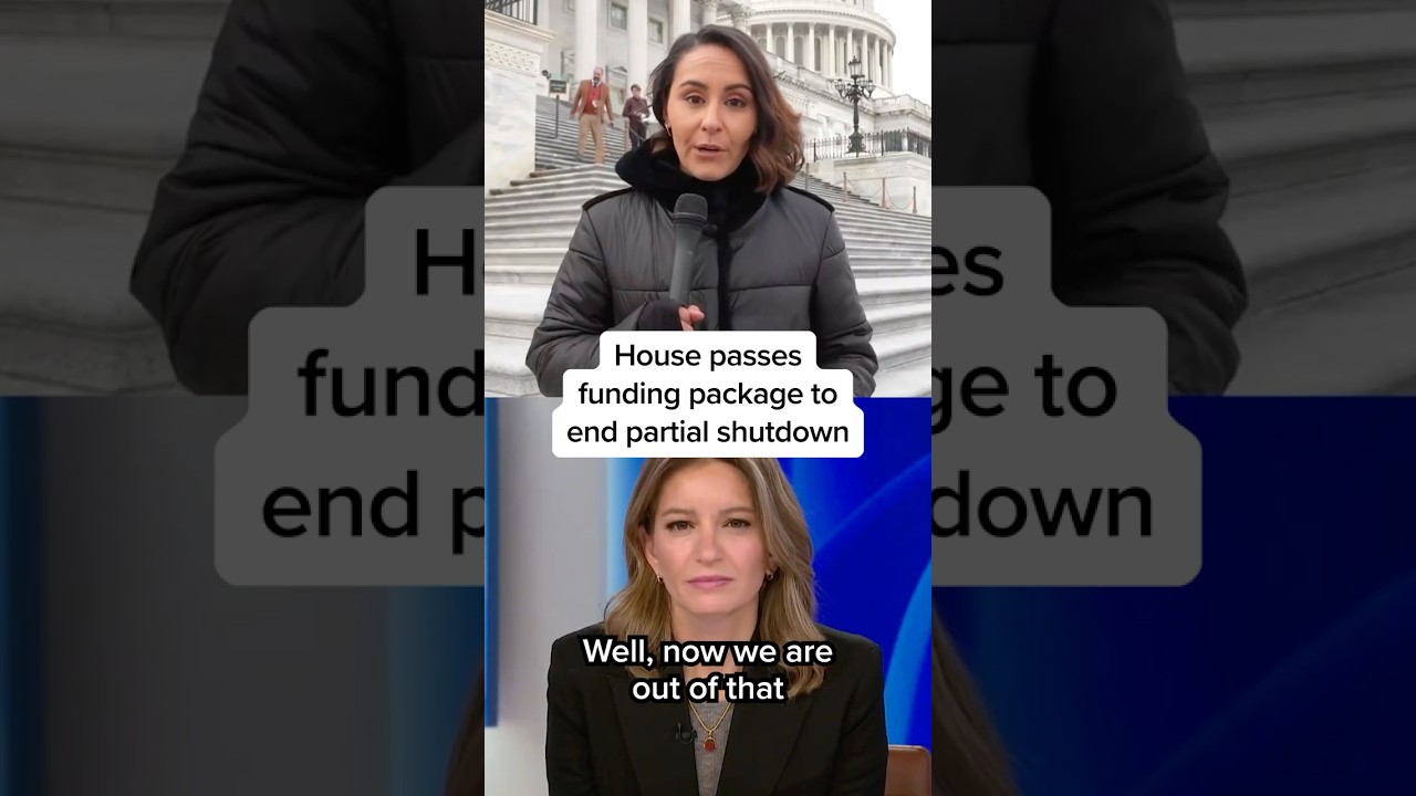 House passes funding package to end partial shutdown