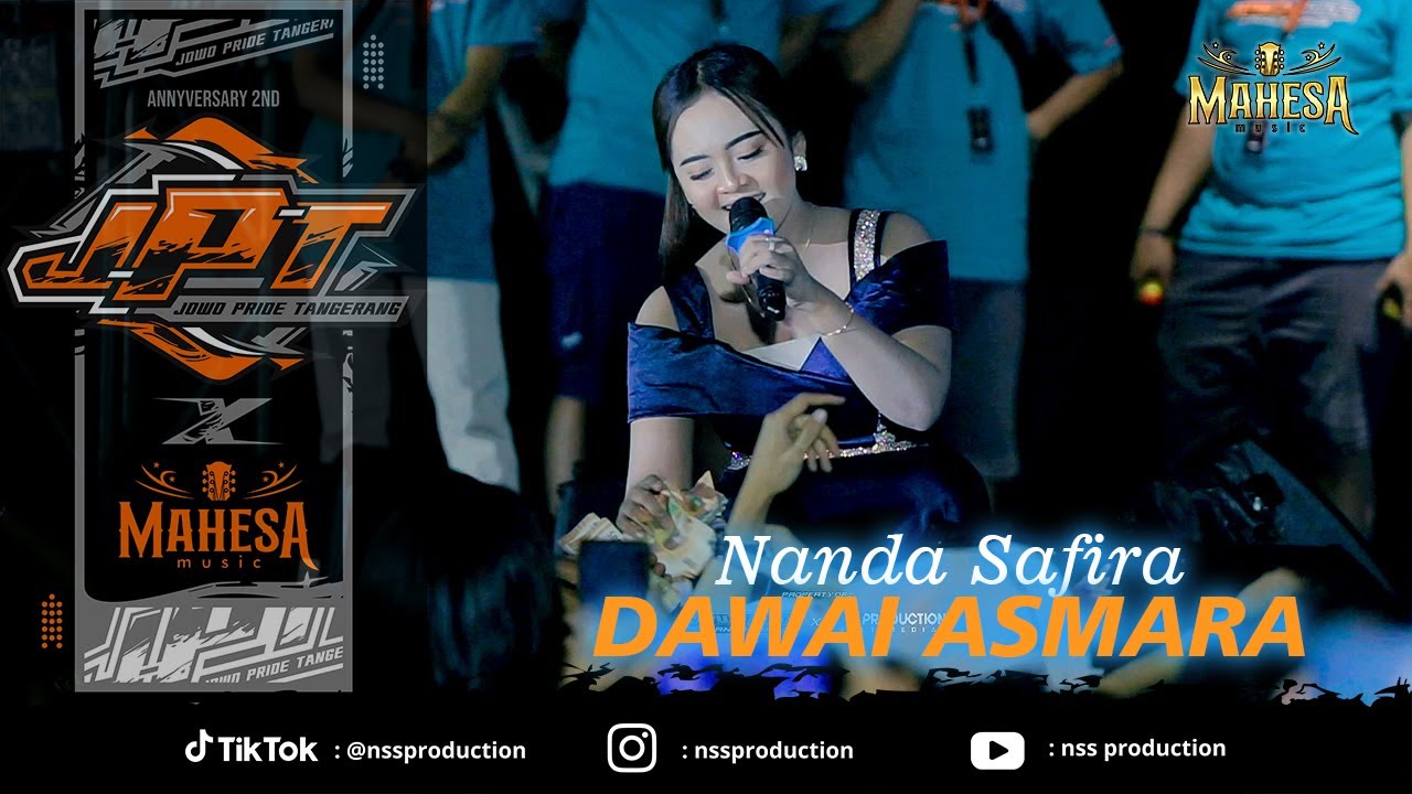 NANDA SAFIRA - DAWAI ASMARA | MAHESA MUSIC LIVE ANIV 2nd JOWO PRIDE TANGERANG