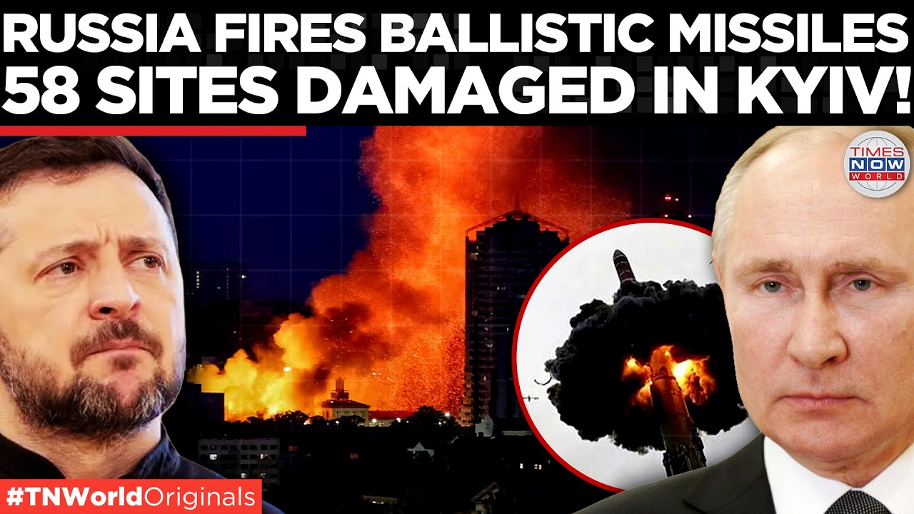 KYIV UNDER ATTACK: Russia Launches Fresh Ballistic Missile Strike | Times Now World