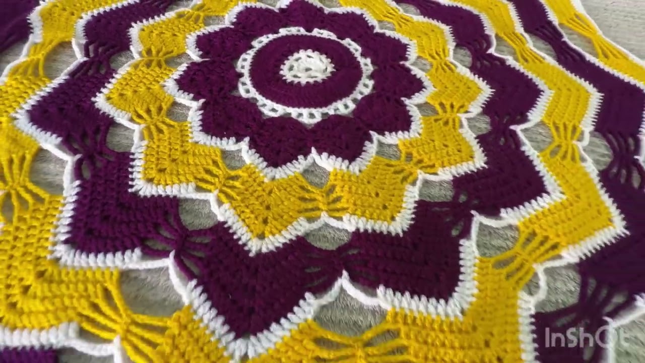 Beautiful new crochet thalposh design#crochetbeginners #crochetcrosai #crochetprojects 
