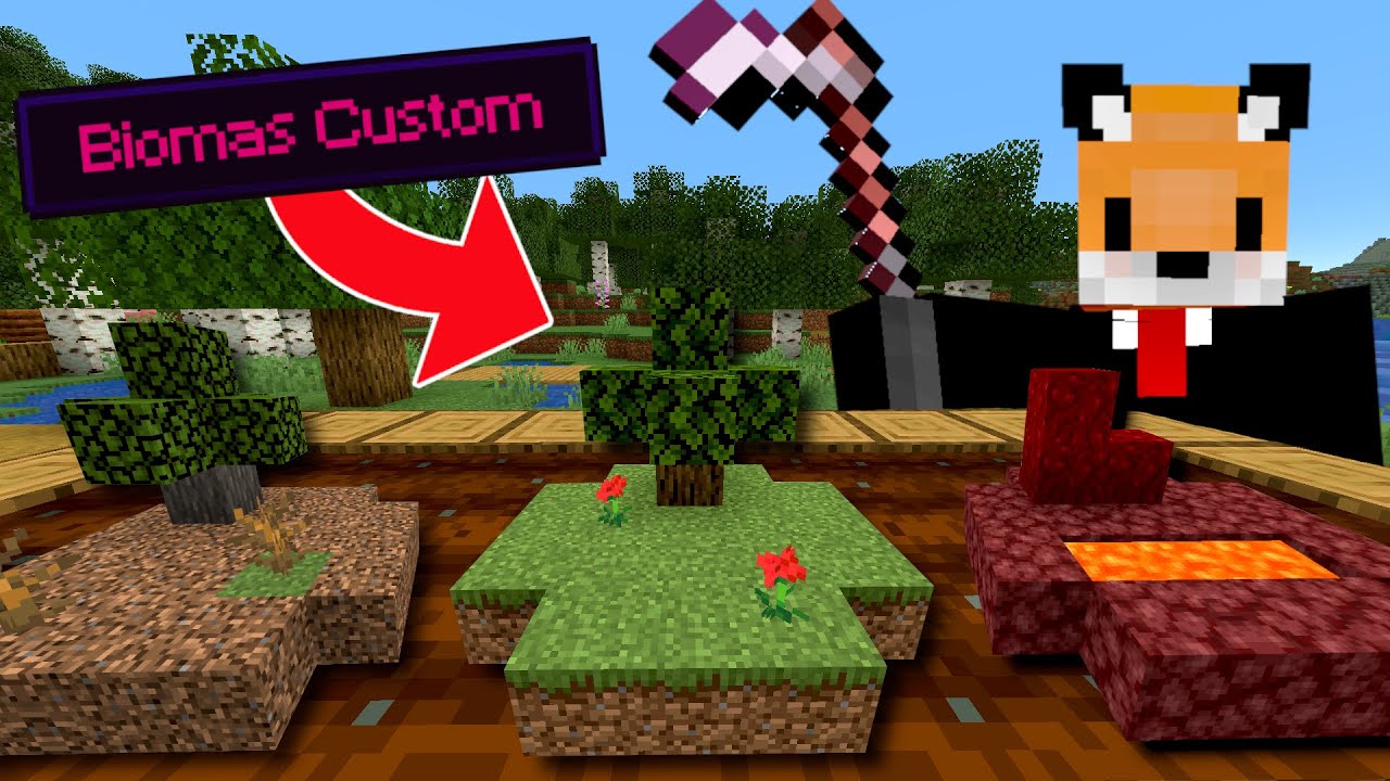 MINECRAFT pero PUEDO CULTIVAR BIOMAS...