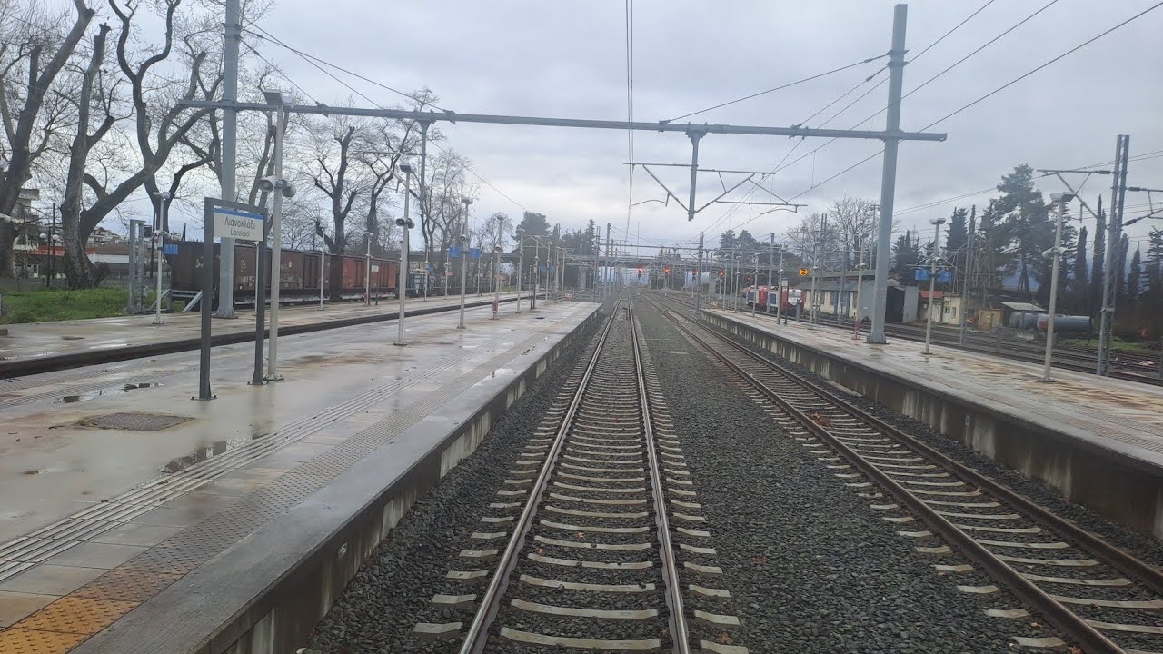 Intercity 50 from Leianokladi station until Palaiofarsalos station (Athens-Thessaloniki) 10/02/2026