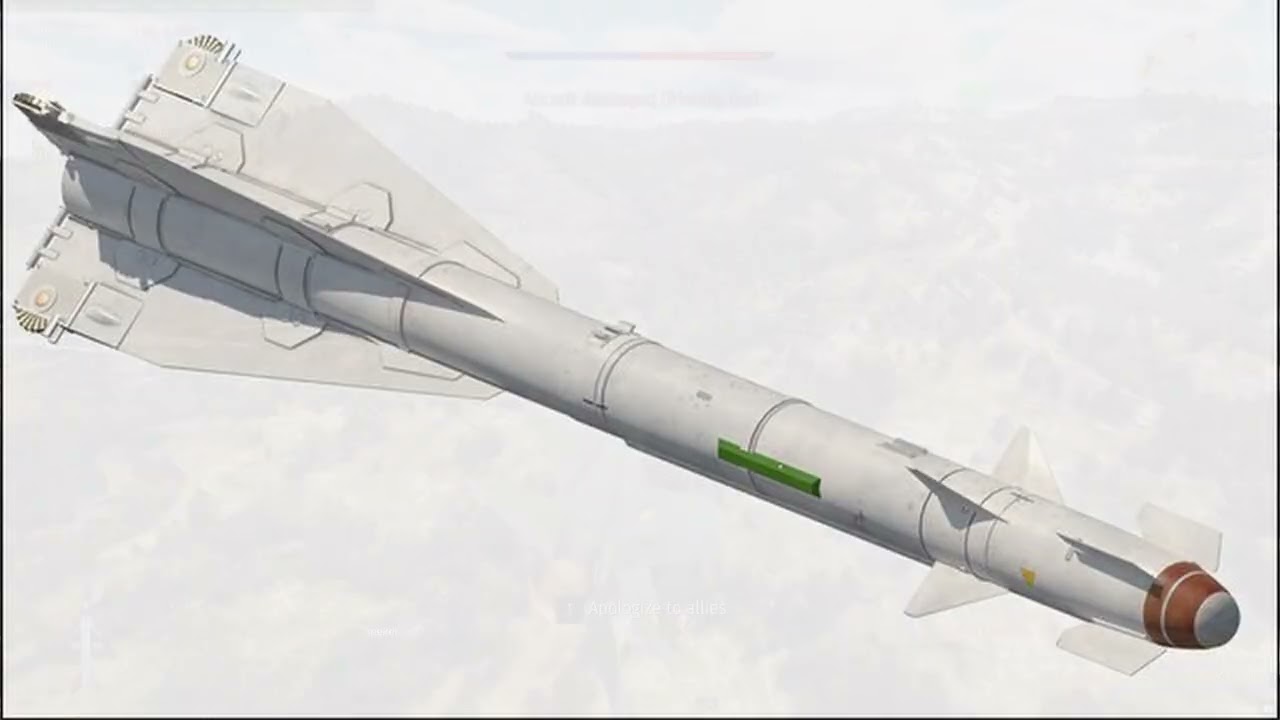 Missile knows where it is...