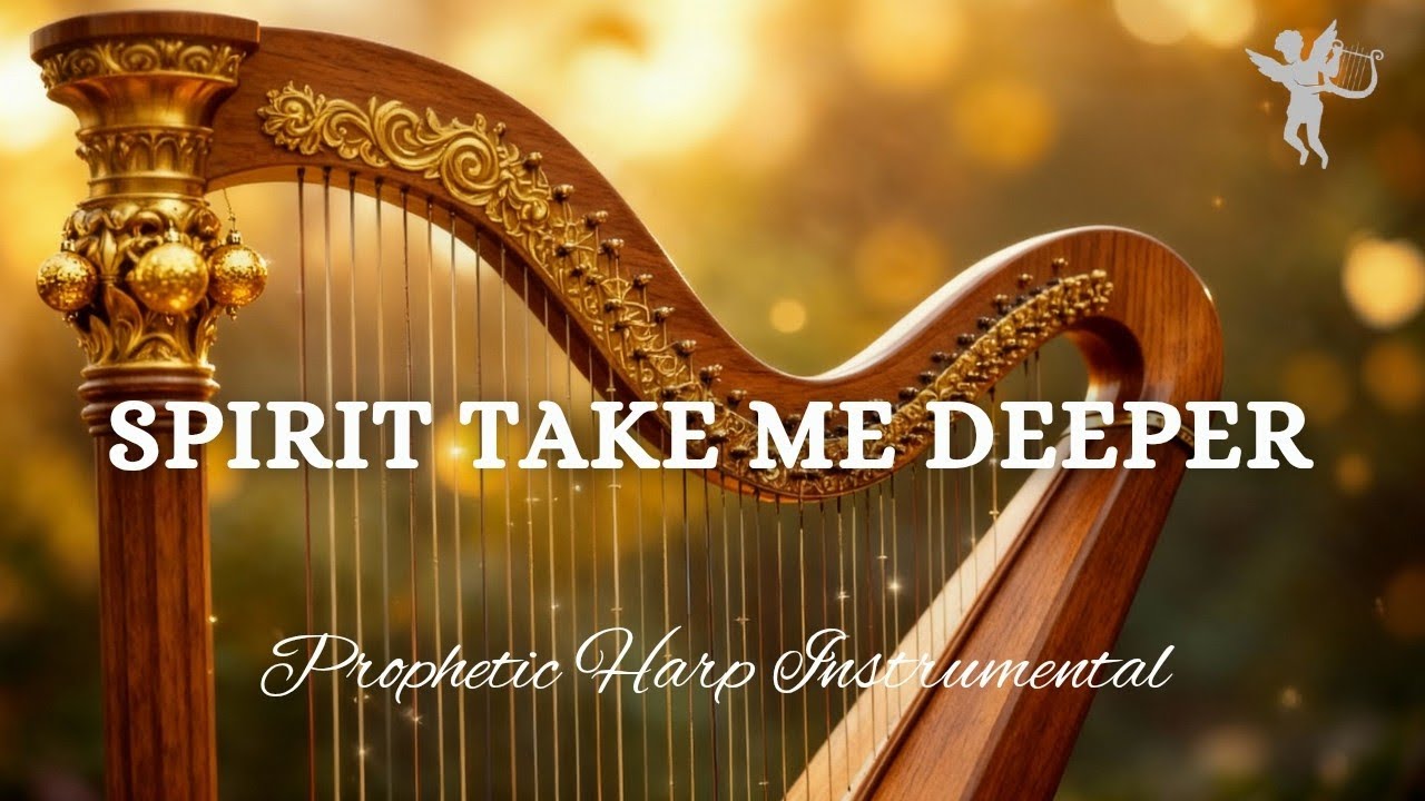 Prophetic Warfare Harp Instrumental/SPIRIT TAKE ME DEEPER/Background Prayer Music 