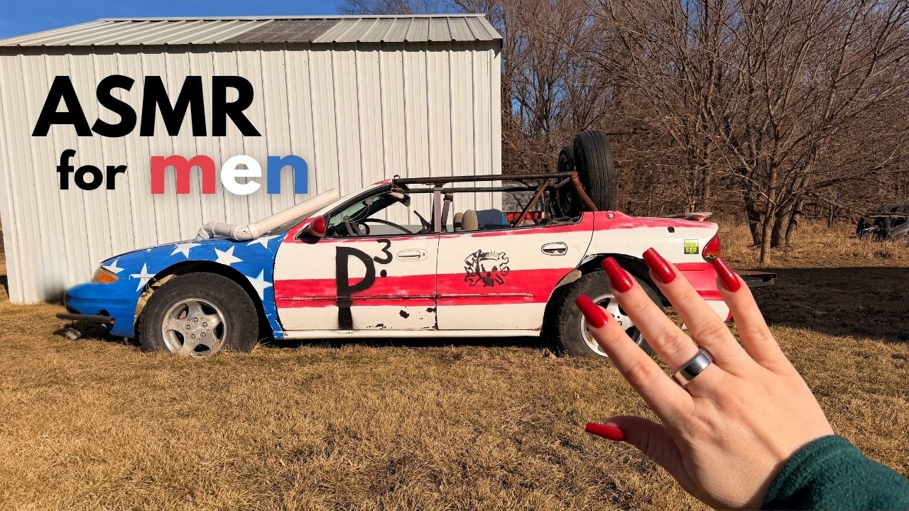 tapping on this DIY convertible 😅 car asmr for men