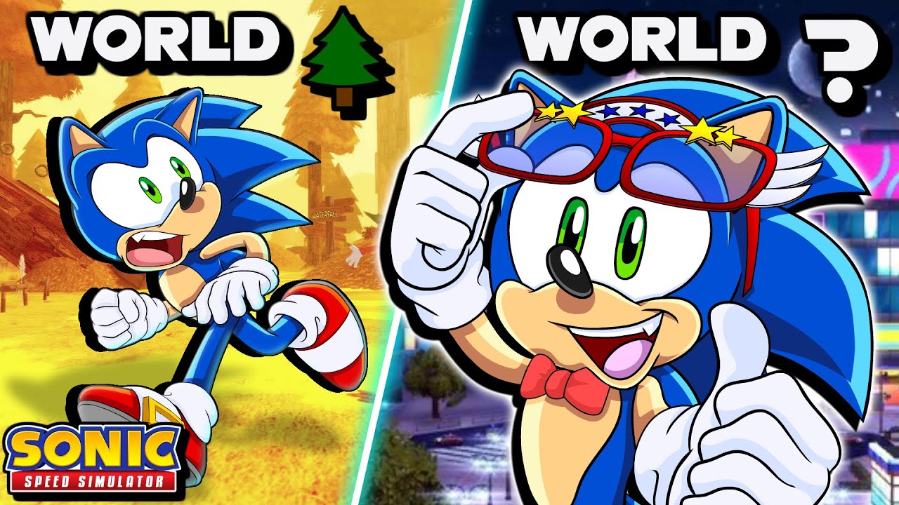 Sonic Unlocks NEW WORLDS in Sonic Speed Simulator! (ROBLOX) 🔵💨