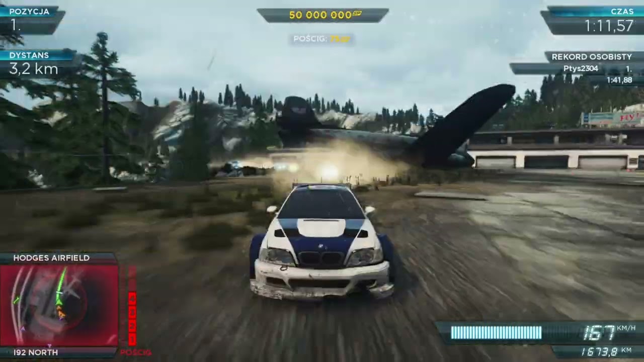 Need For Speed Most Wanted 2012 - Takedown Camera Mod Test