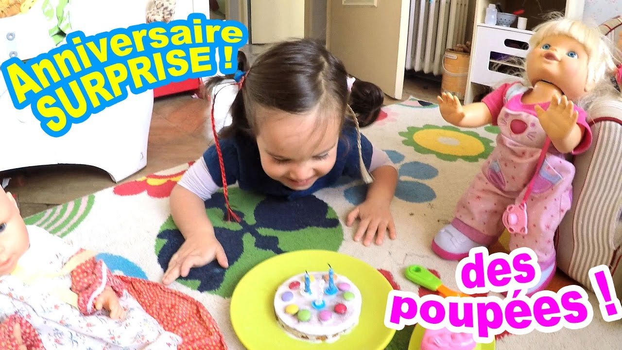 On fête l'ANNIVERSAIRE SURPRISE des POUPEES d'Amantine !