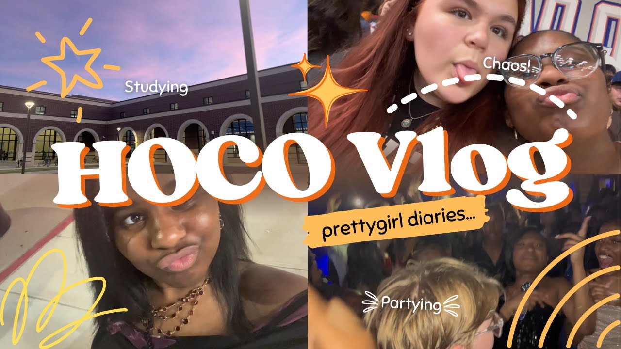 A HS WEEK IN MY LIFE:  HOCO, PEP RALLY, STUDY SESH, VLOG
