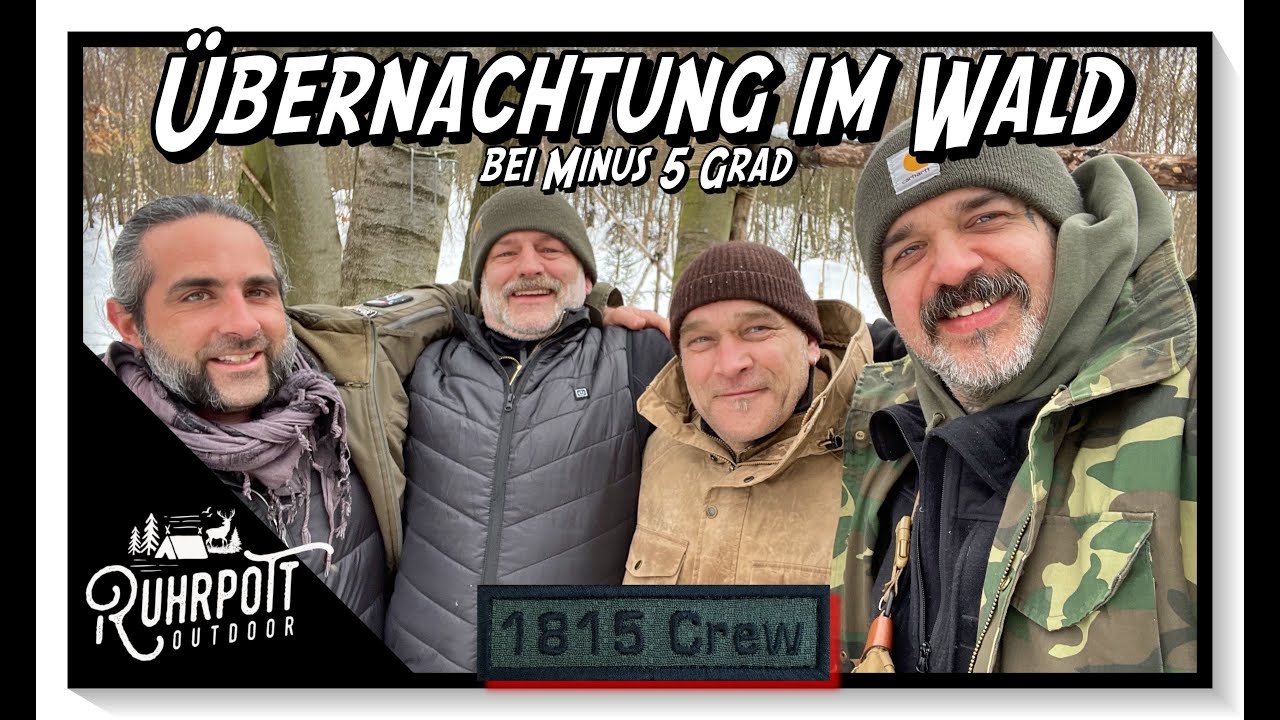 Übernachtung im Wald bei Minus 5 Grad - Ruhrpott Outdoor