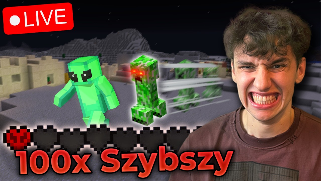 100x szybszy Minecraft 💀💀 (nie hardcore ok)
