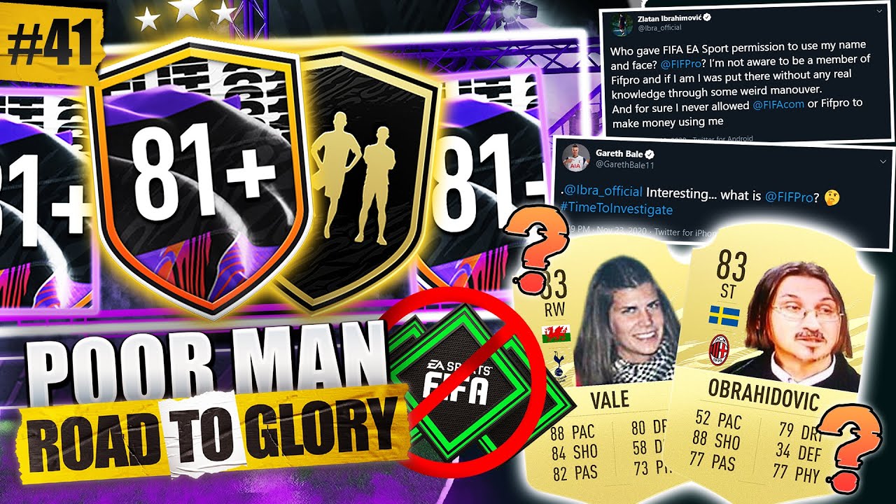 BALE and IBRA SUING EA SPORTS? 81+ PACKS! ELITE 3 REWARDS - POOR MAN RTG #41 - FIFA 21 Ultimate Team