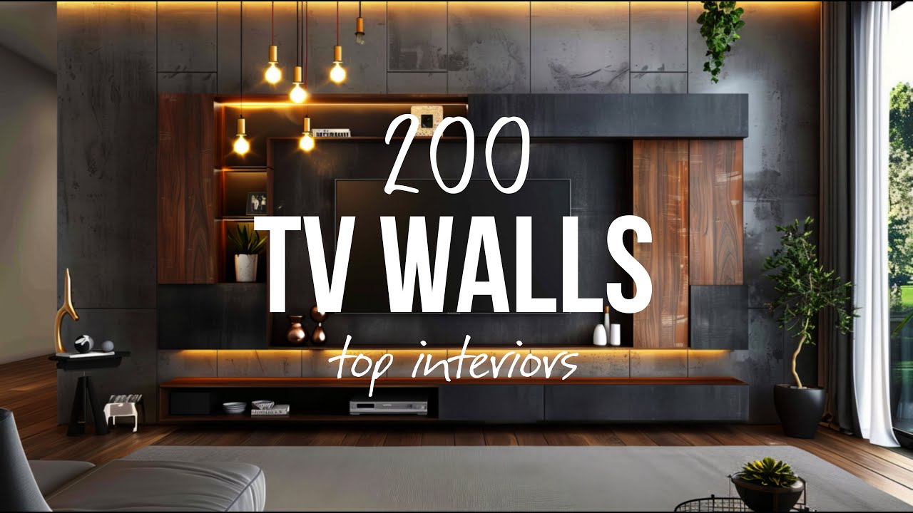 200+ Stunning TV Wall Ideas | Ultimate Guide to Stylish Entertainment Spaces