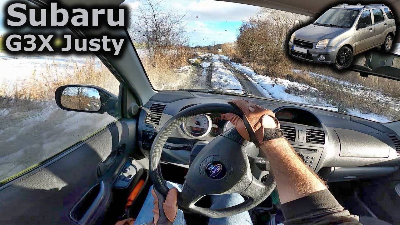 2006 Subaru G3X Justy AWD | POV test drive after 3 years of still standing | hard driving